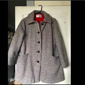 Vintage 1960s M. Liman Penguin Fashions Wool Coat